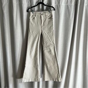 ✨ Rolla’s Eastcoast High-Rise Flare Jeans – Cream Corduroy ✨